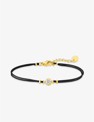 Bracelet cordon et acier...