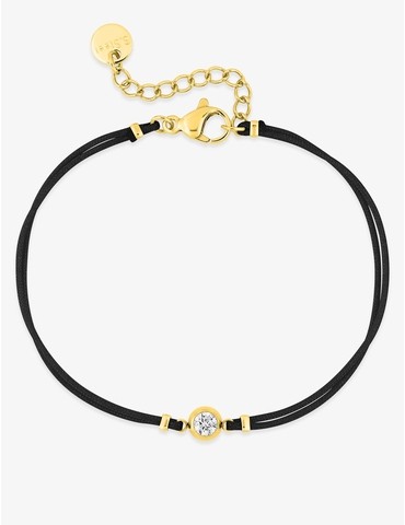 Bracelet cordon et acier...