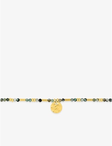 Bracelet en acier doré,...