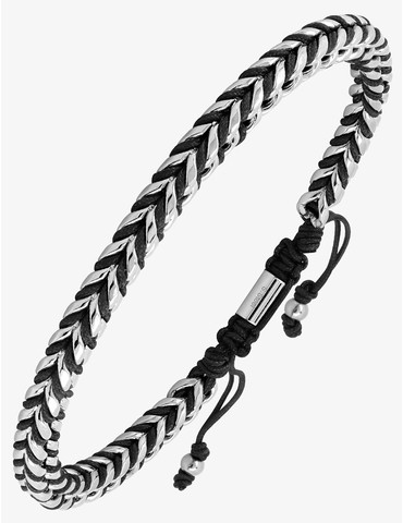 Bracelet cordon nylon noir...