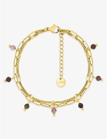 Bracelet doubles chaînes en...