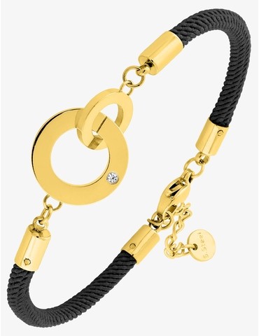 Bracelet cordon nylon noir...