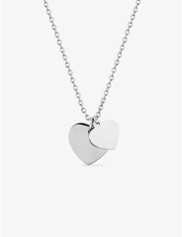 Collier motifs cœurs en...