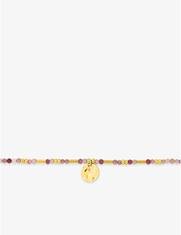 Bracelet en acier doré,...