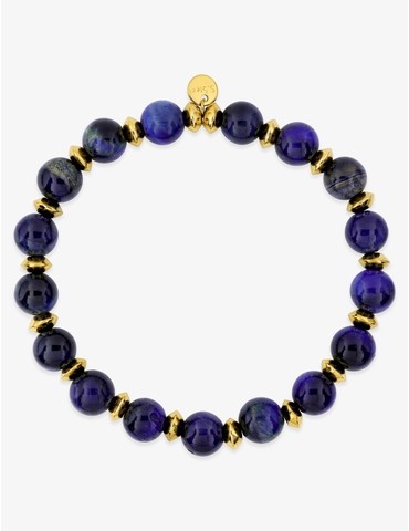 Bracelet acier doré et...