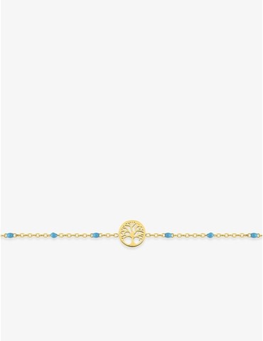 Bracelet acier doré avec...