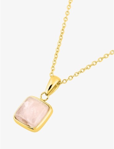 Collier acier doré chaîne...