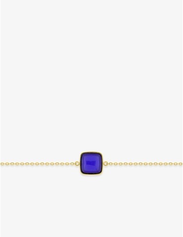 Bracelet en acier doré et...