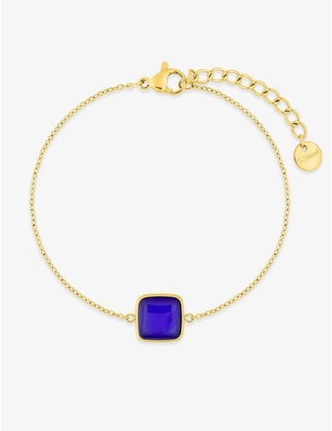 Bracelet en acier doré et...