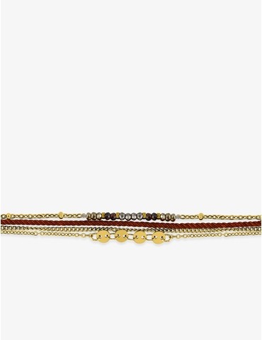 Bracelet multi-rangs quatre...