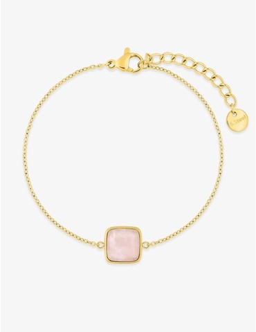Bracelet acier doré et...