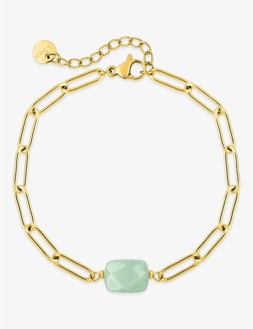 Bracelet acier doré maille...