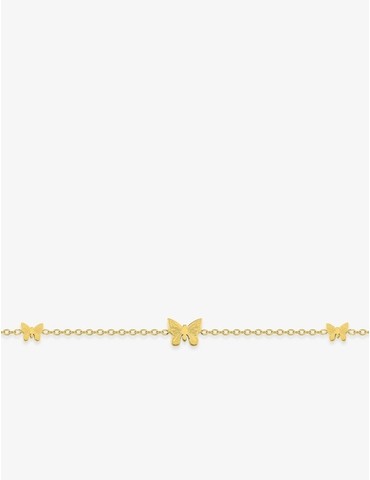 Bracelet en acier doré avec...