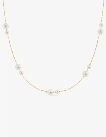 Collier acier doré avec...