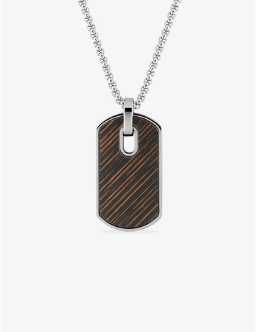Collier pour homme en acier...