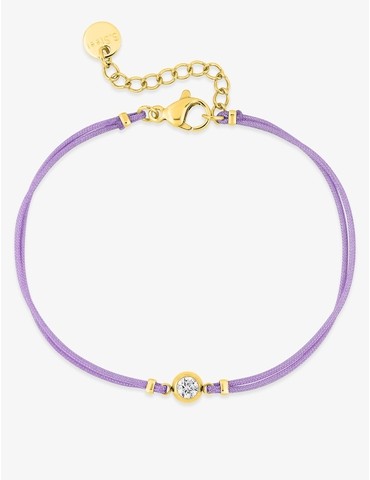 Bracelet cordon violet,...