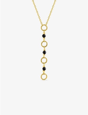 Collier pendant en acier...