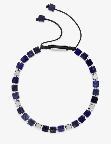 Bracelet cordon acier gris...