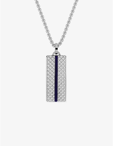 Collier acier plaque...