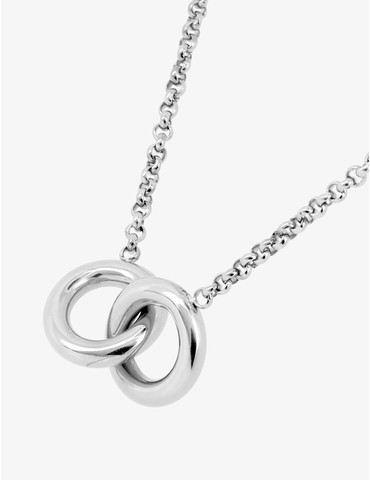 Collier acier anneaux...
