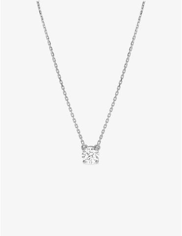 Collier solitaire en or...