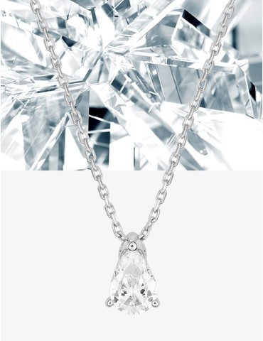 Collier en or blanc 750 ‰,...
