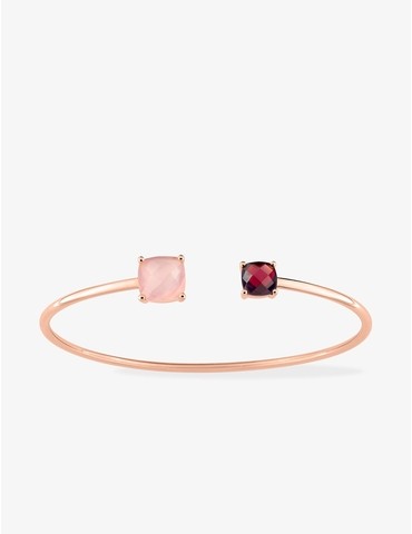 Bracelet jonc or rose 750 ‰...