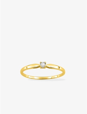 Bague solitaire serti 4...