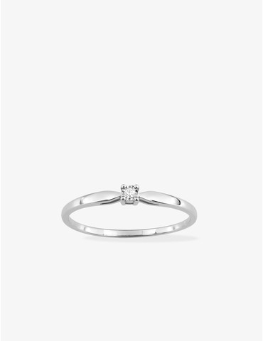 Bague solitaire serti 4...