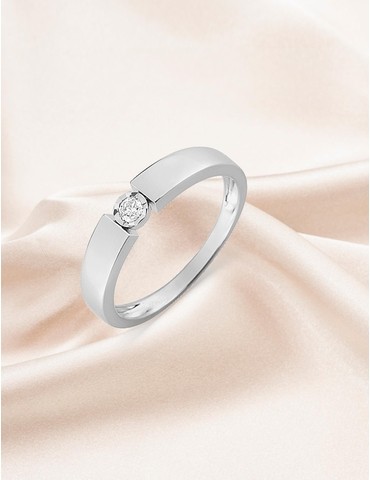 Bague solitaire serti...