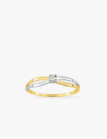 Bague solitaire fantaisie...