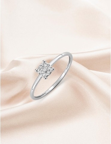 Bague solitaire fantaisie...