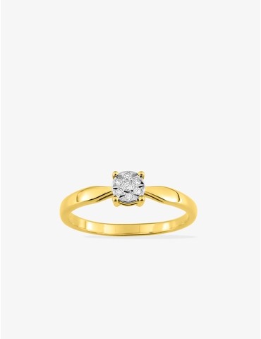 Bague solitaire fantaisie...