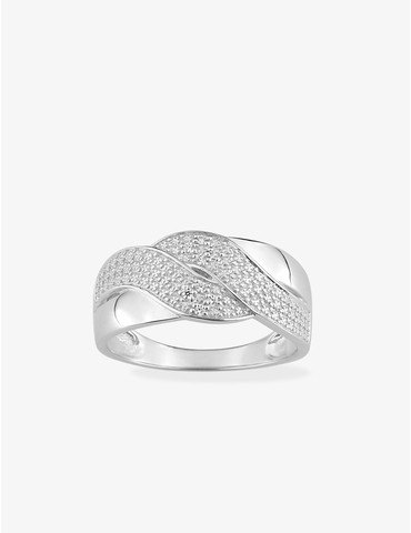 Bague or blanc 375‰ et...