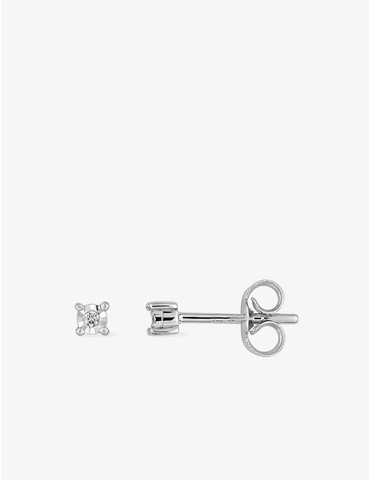 Boucles d'oreilles or blanc...