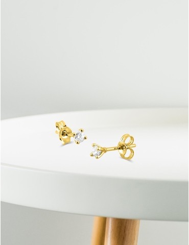 Boucles d'oreilles or jaune...