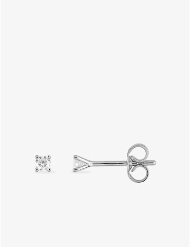 Boucles d'oreilles or blanc...