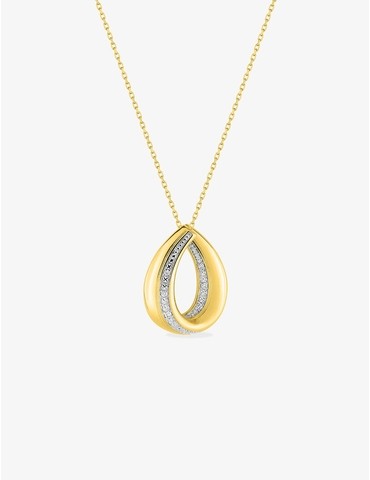 Collier goutte en or jaune...