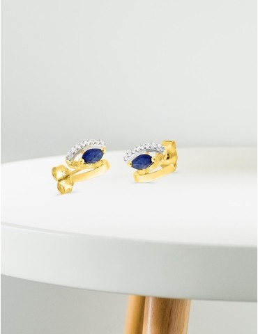 Boucles d'oreilles or jaune...