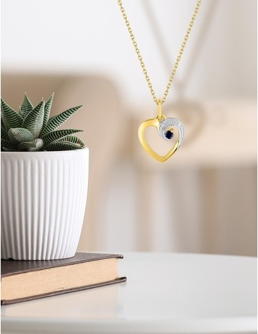 Pendentif cœur or jaune...
