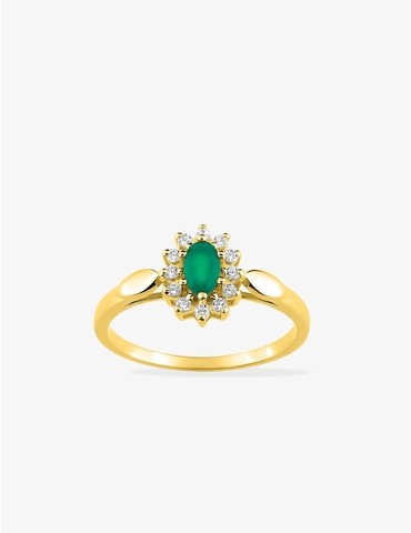 Bague or jaune 375‰,...