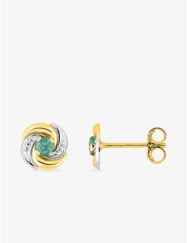 Boucles d'oreilles clous or...