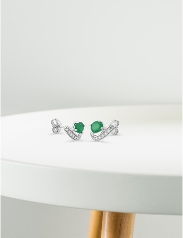 Boucles d'oreilles clous or...