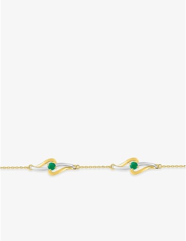 Bracelet fantaisie bicolore...