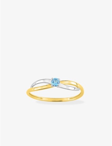 Bague fantaisie bicolore or...