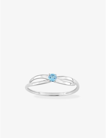 Bague fantaisie or blanc...