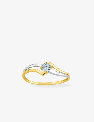 Bague fantaisie bicolore or...