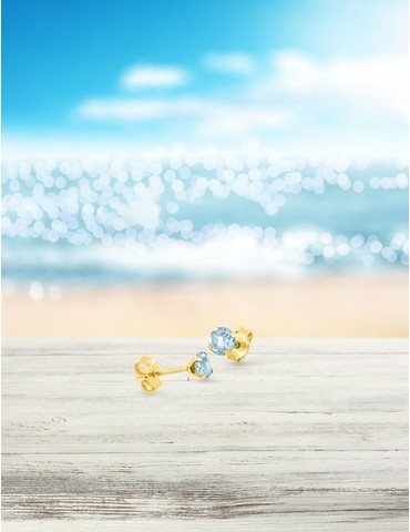 Boucles d'oreilles clou or...