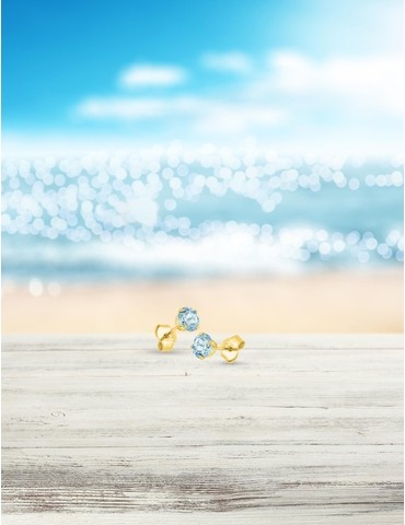 Boucles d'oreilles clous or...