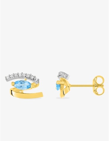 Boucles d'oreilles clous or...